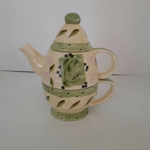 Bella Casa Tea For One by Ganz French Chateau Cottage English Tea